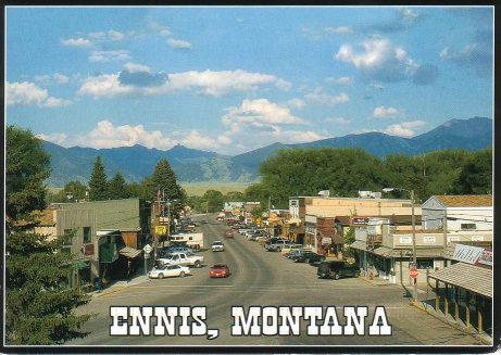 Shopping, Dining, and Fly shops and guides can be found on Main Street of Ennis in Southwest Montana